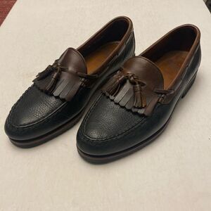 ALLEN EDMONDS Nashua Men’s Soft Thick Pebbled Leather Upper with Leather Lining.
